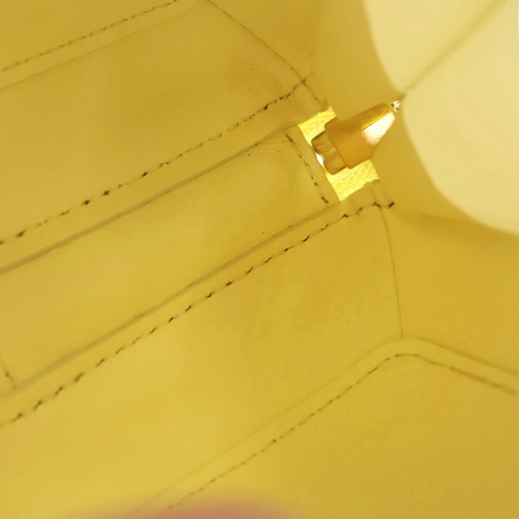 LOUIS VUITTON(ルイヴィトン) ヴェルニ キープマイハート チェーンハンドバッグ ミニバッグ イエロー M83267 ゴールド金具 レディース