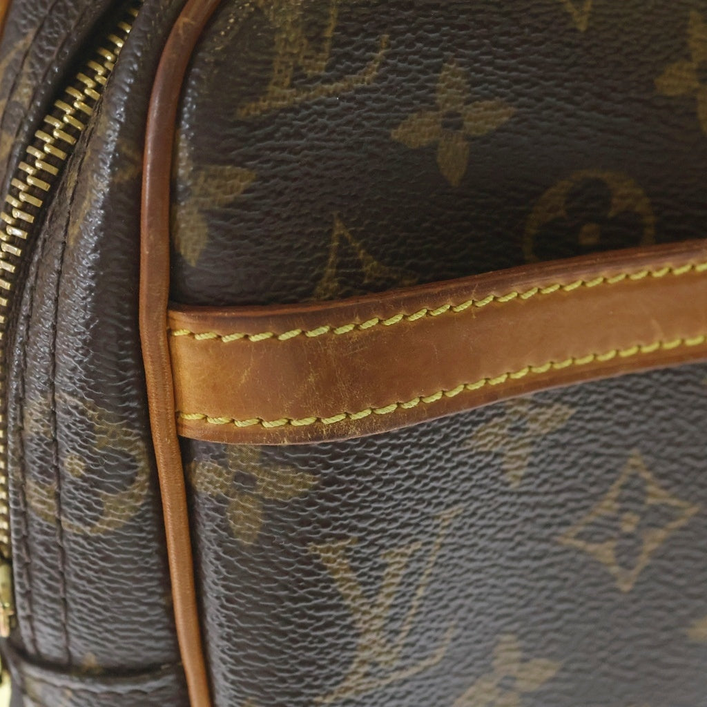 LOUIS VUITTON(ルイヴィトン) モノグラム リポーターPM PVC レザー ショルダーバッグ ブラウン M45254