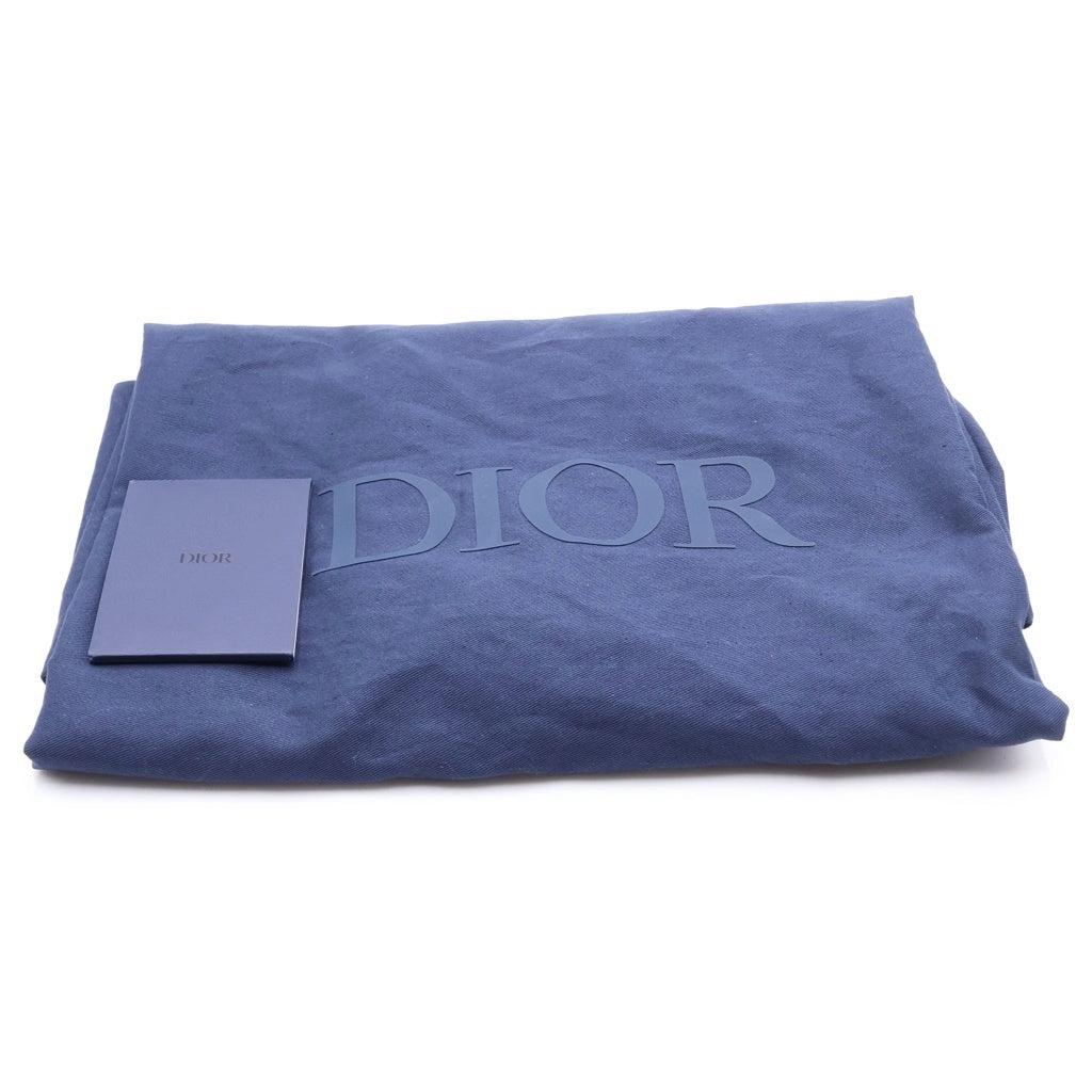 DIOR(ディオール) Normandie ノルマンディー ミディアム レザー シルバー金具 2WAY トートバッグ ハンドバッグ ショルダーバッグ グレー レディース