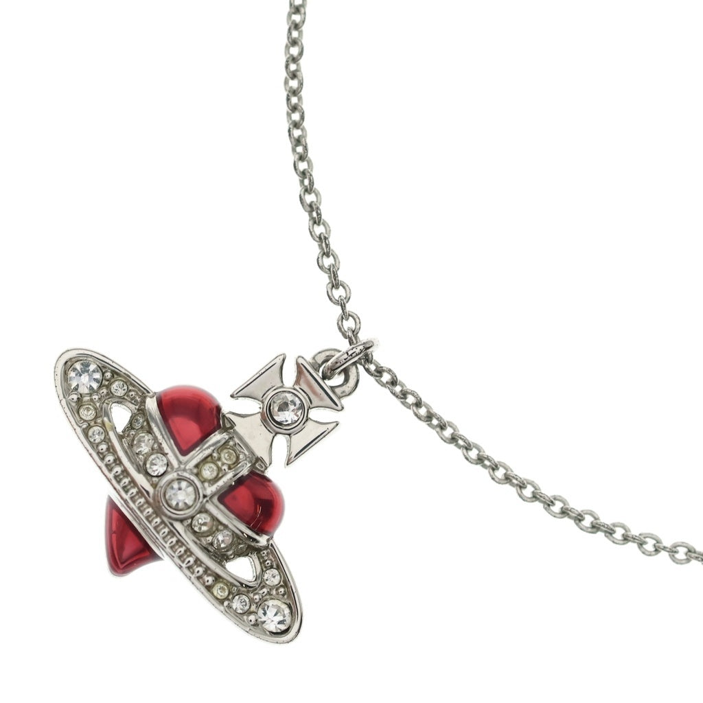 Vivienne Westwood(ヴィヴィアンウエストウッド) New Diamante Heart ディアマンテ ハート ペンダントネックレス シルバー メタル レディース