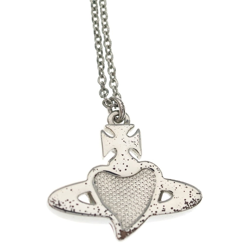 Vivienne Westwood(ヴィヴィアンウエストウッド) New Diamante Heart ディアマンテ ハート ペンダントネックレス シルバー メタル レディース