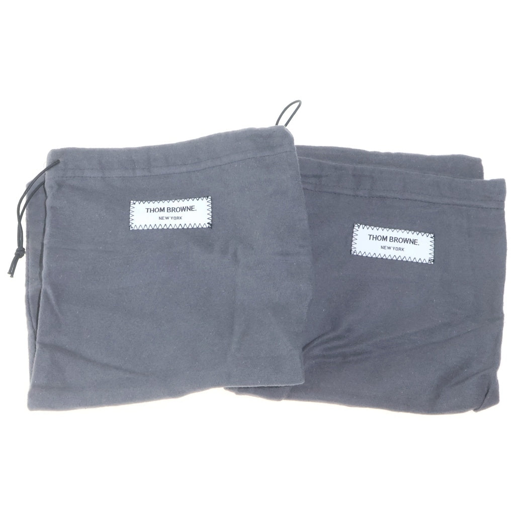 THOM BROWNE(トムブラウン) ウィングチップ メダリオン レザー ドレス シューズ ネイビー