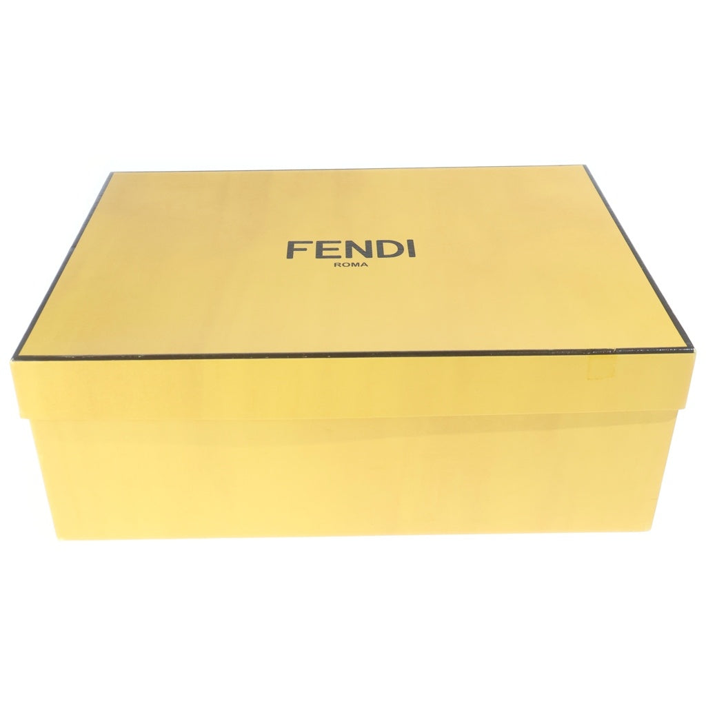 FENDI(フェンディ) バイカラー ローカットスニーカー シューズ ロゴ ブラック/ネイビー 7E1174