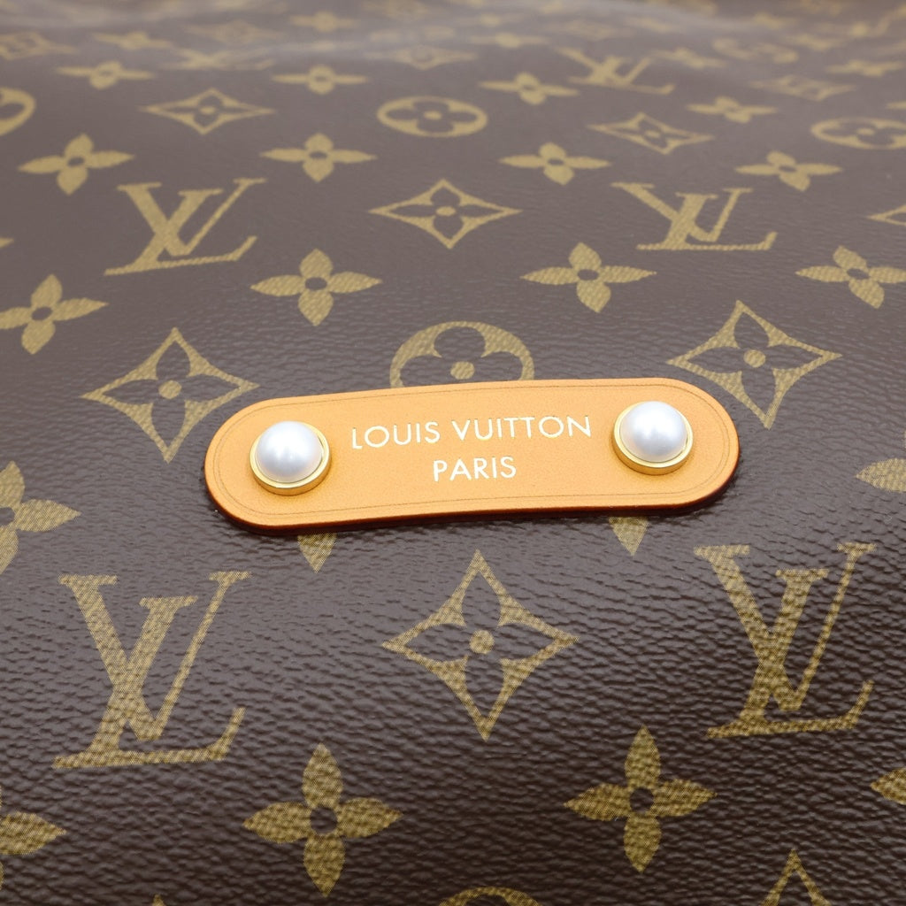 LOUIS VUITTON(ルイヴィトン) モノグラム バガボンド・ホーボー ワンショルダーバッグ ブラウン レザー×PVC M14018 ゴールド金具 レディース