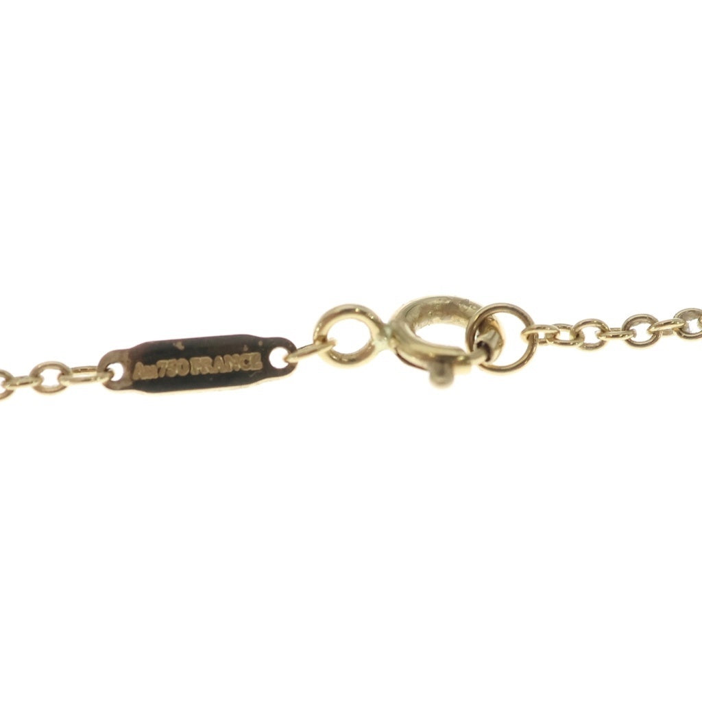 TIFFANY & Co.(ティファニー) ノットネックレス ダイヤ ペンダント チェーン イエローゴールド Au750YG D0.25ct レディース