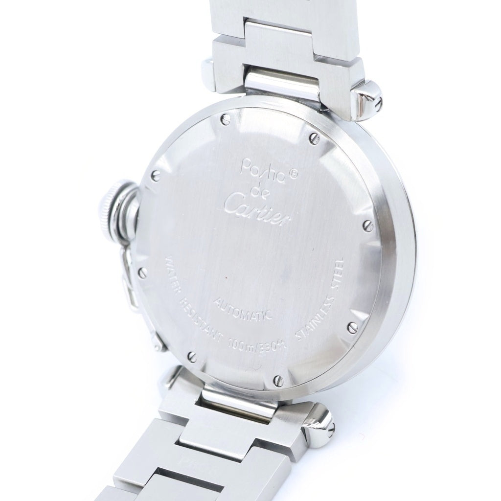 Cartier(カルティエ) パシャCビッグデイト 白文字盤 ステンレス 自動巻き SS/AT W31055M7 腕時計