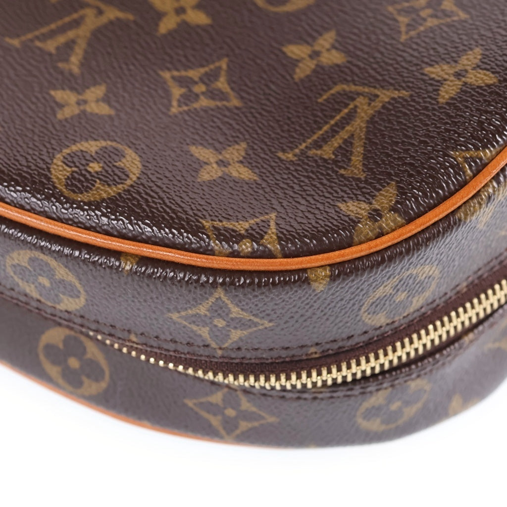 LOUIS VUITTON(ルイヴィトン) モノグラム ブロワ ショルダーバッグ ブラウン レザー×PVC M51221 ゴールド金具 レディース