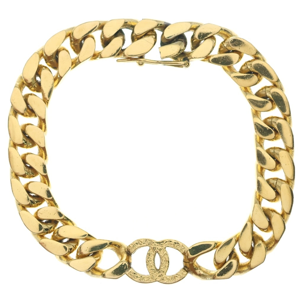 CHANEL(シャネル) ココマーク 喜平 ブレスレット GP チェーンブレスレット ゴールド 479