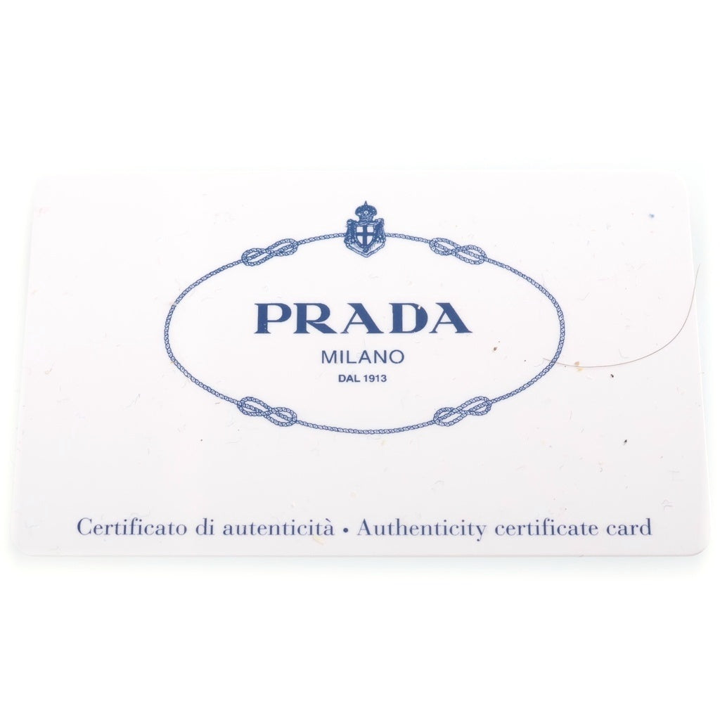 PRADA(プラダ) トライアングルロゴ トートバッグ ハンドバッグ ブラック サフィアーノ 1BG401 シルバー金具 レディース