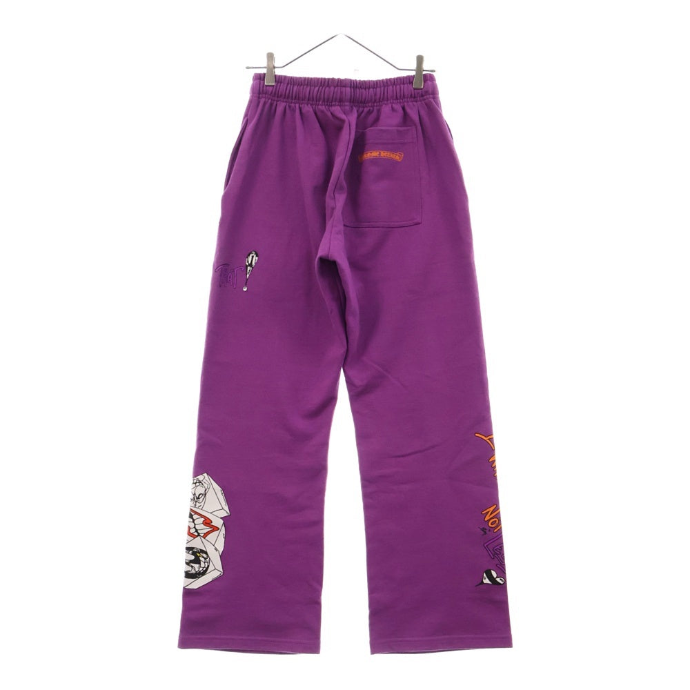 CHROME HEARTS(クロムハーツ) ×MATTY BOY I WANT MORE NOT LESS AN THAT'S THAT SWTPANTS マッティボーイ プリントスウェットパンツ パープル