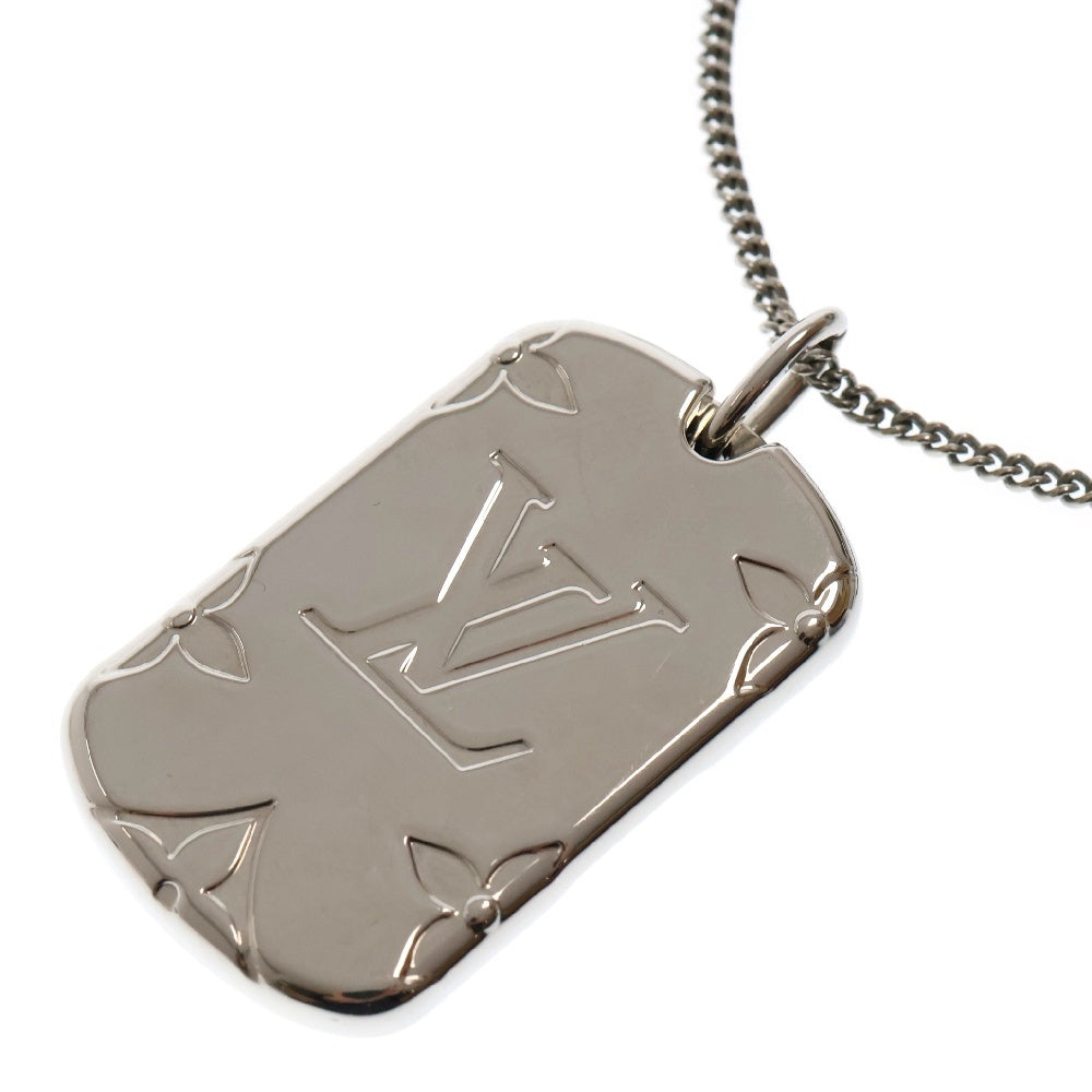 LOUIS VUITTON(ルイヴィトン) モノグラム ロケットネックレス シルバー メタル チェーンネックレス M62484