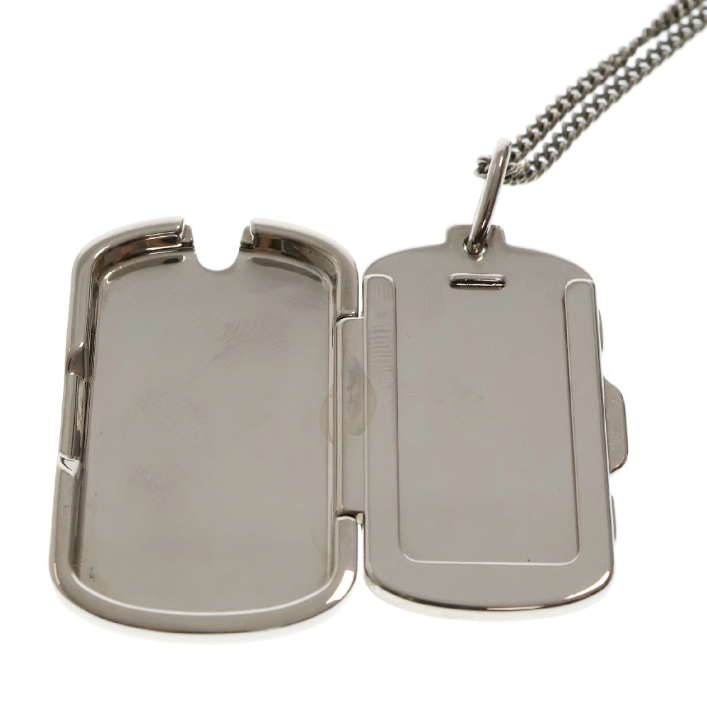 LOUIS VUITTON(ルイヴィトン) モノグラム ロケットネックレス シルバー メタル チェーンネックレス M62484