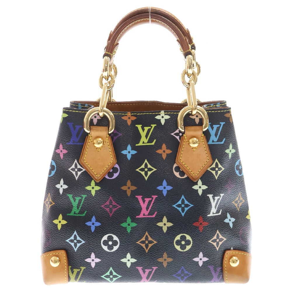 LOUIS VUITTON(ルイヴィトン) モノグラムマルチカラー オードラ トートバッグ ハンドバッグ ブラック レザー×PVC M40048