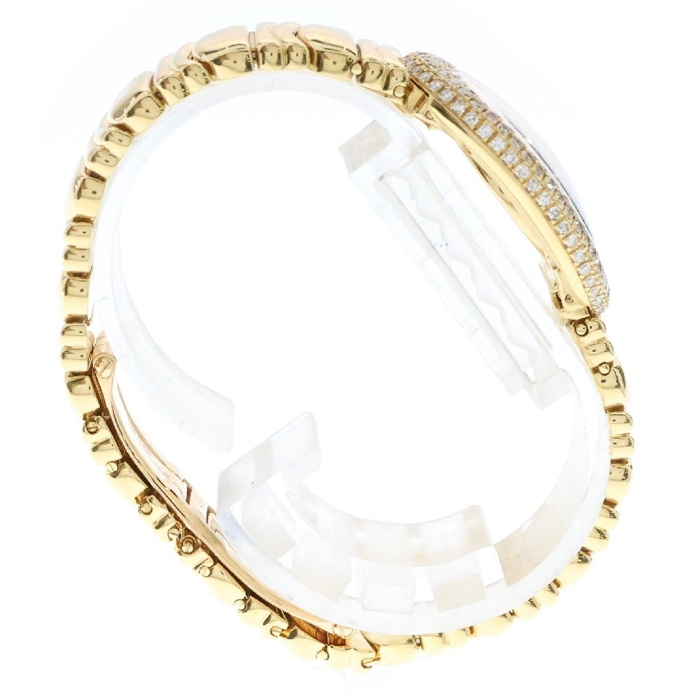 Cartier(カルティエ) ベニュワール 1920 ベゼルダイヤモンド ホワイトシェル文字盤 Au750YG/QZ イエローゴールド クォーツ 腕時計 レディース