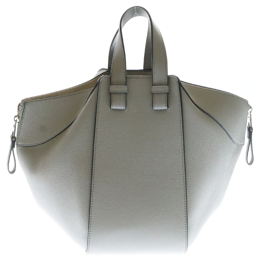 LOEWE(ロエベ) HAMMOCK MEDIUM ハンモック スモール 2WAY レザー ハンドバッグ ショルダーバッグ グレー A538S35X51