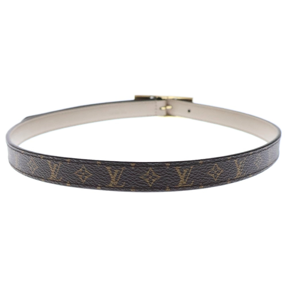 LOUIS VUITTON(ルイヴィトン) モノグラム ベルト LV デュオ リバーシブル ブラウン PVCレザー M8370