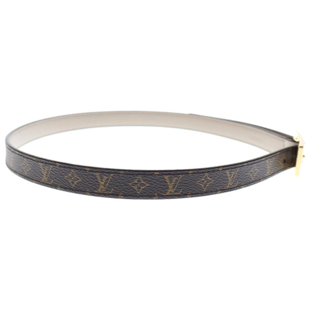 LOUIS VUITTON(ルイヴィトン) モノグラム ベルト LV デュオ リバーシブル ブラウン PVCレザー M8370