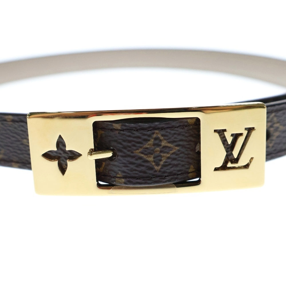 LOUIS VUITTON(ルイヴィトン) モノグラム ベルト LV デュオ リバーシブル ブラウン PVCレザー M8370