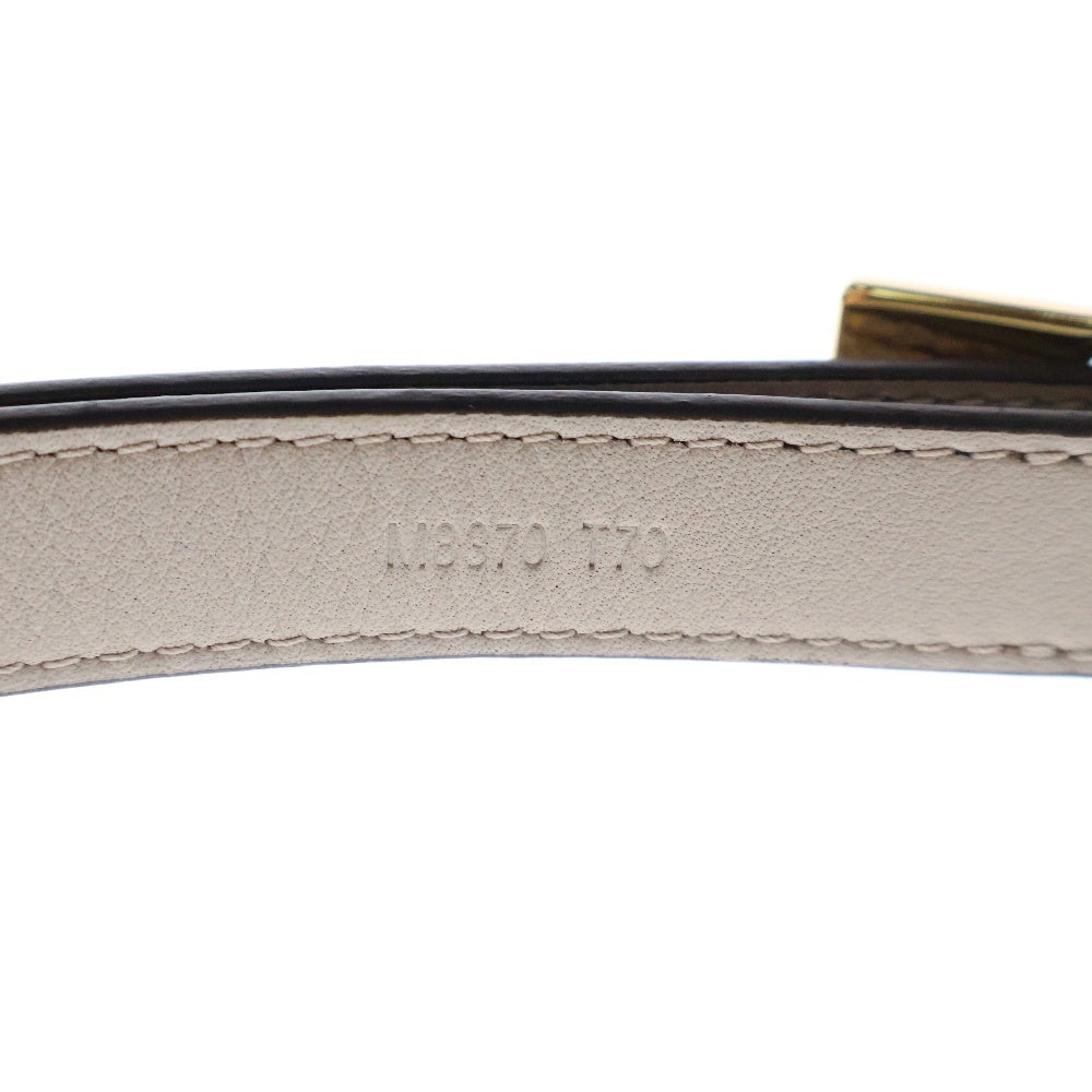 LOUIS VUITTON(ルイヴィトン) モノグラム ベルト LV デュオ リバーシブル ブラウン PVCレザー M8370