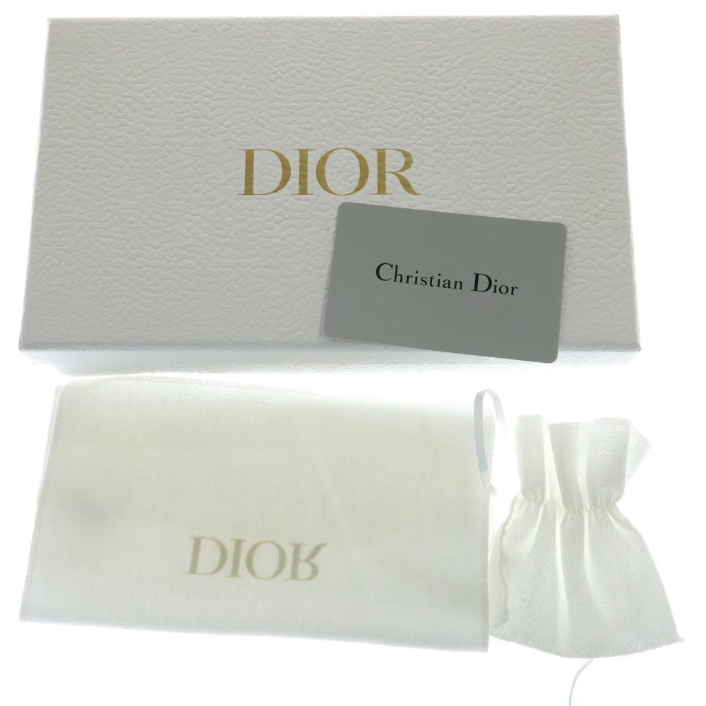 Christian Dior(クリスチャンディオール) レディディオール コインケース カードケース ブラック ゴールド金具 レザー S0965ONMJ_M900