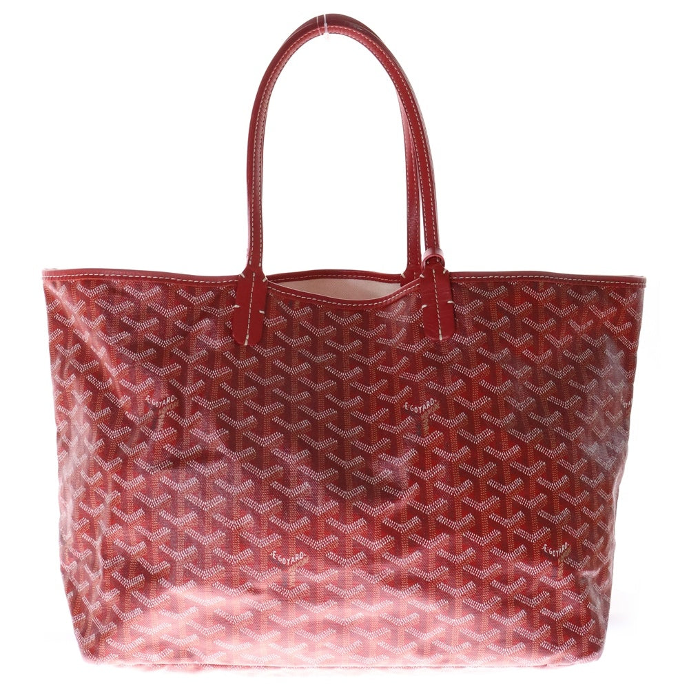 GOYARD(ゴヤール) SAINT LOUIS TOTE サンルイPM ポーチ付 レザー トートバッグ レッド