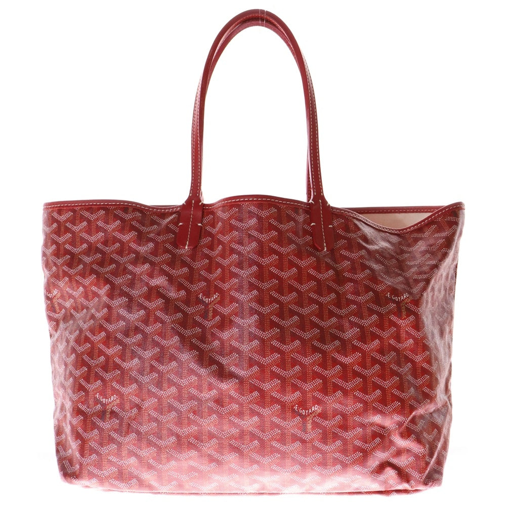 GOYARD(ゴヤール) SAINT LOUIS TOTE サンルイPM ポーチ付 レザー トートバッグ レッド
