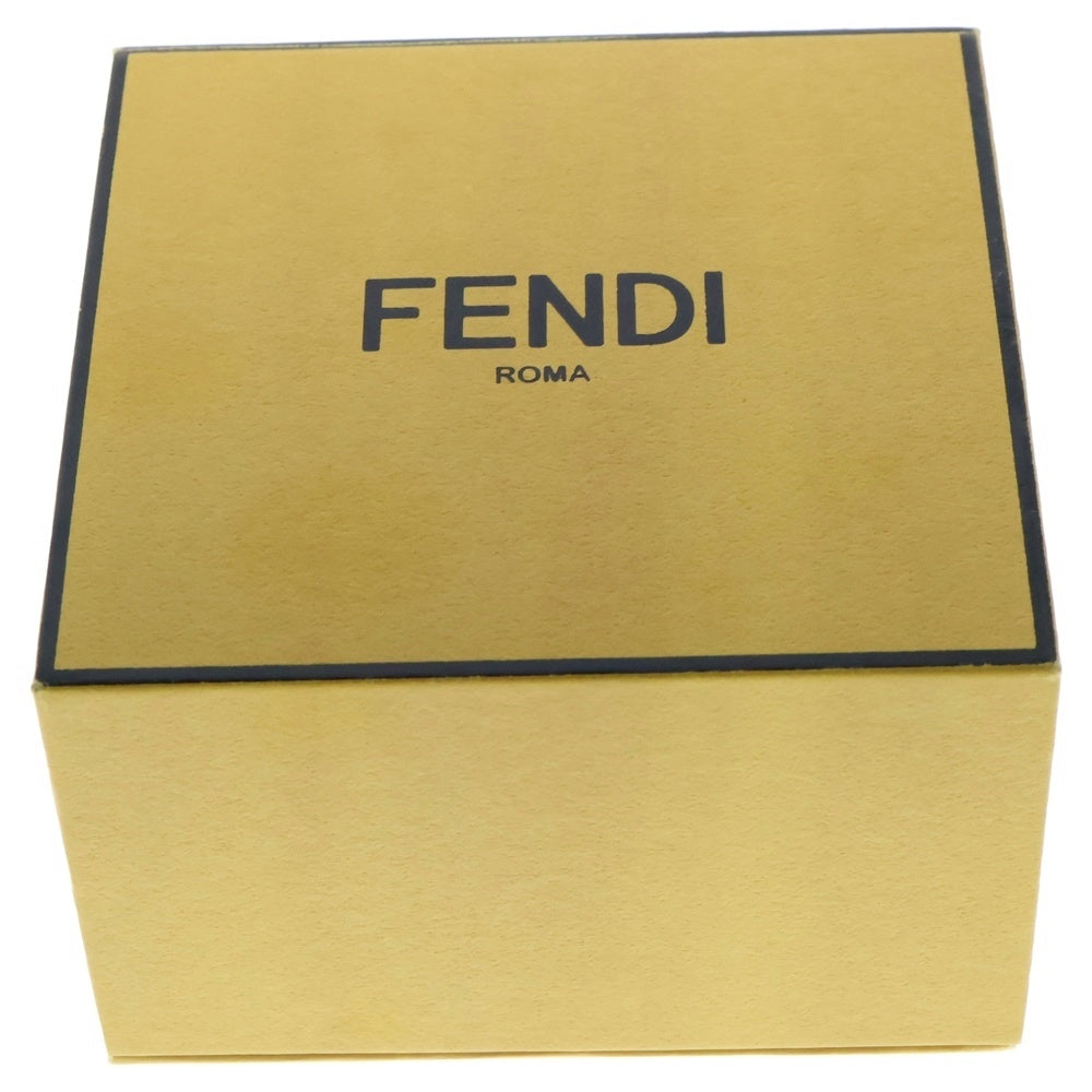 FENDI(フェンディ) エフイズ ラインストーン ピアス ゴールド