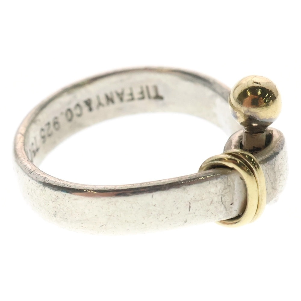 TIFFANY&Co(ティファニー) フック&アイ リング 750/925 ゴールド×シルバー 指輪