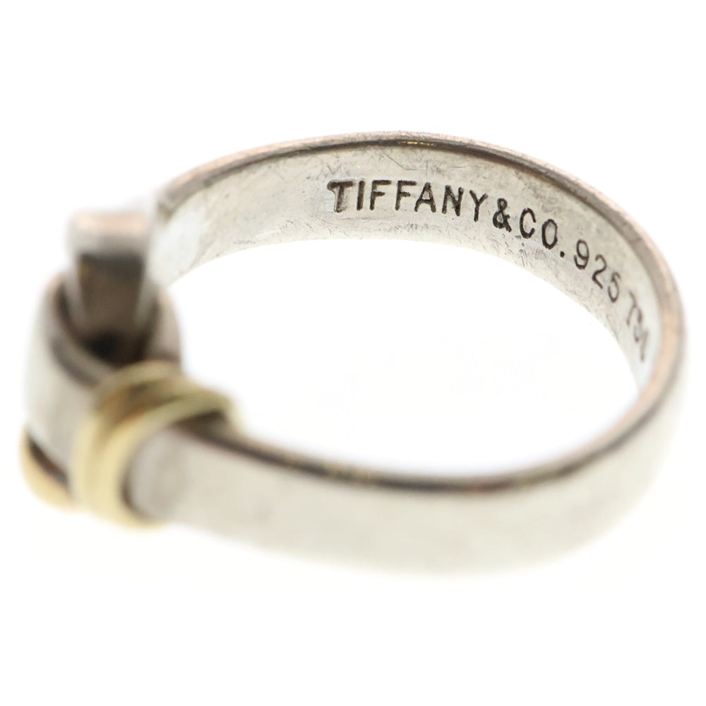TIFFANY&Co(ティファニー) フック&アイ リング 750/925 ゴールド×シルバー 指輪