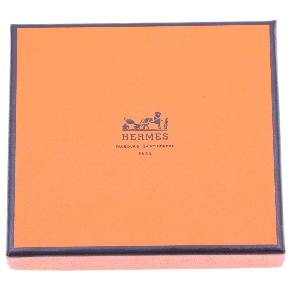 HERMES(エルメス) ジャンボチョーカー ネックレス ブラウン ゴールド金具 レザー×GP