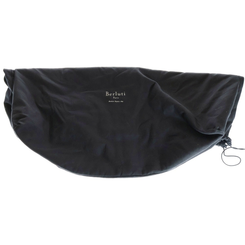 Berluti(ベルルッティ) パッセンジャーバーティカル 2WAY レザー トート ハンド ショルダーバッグ ブラック/ブラウン OB2456