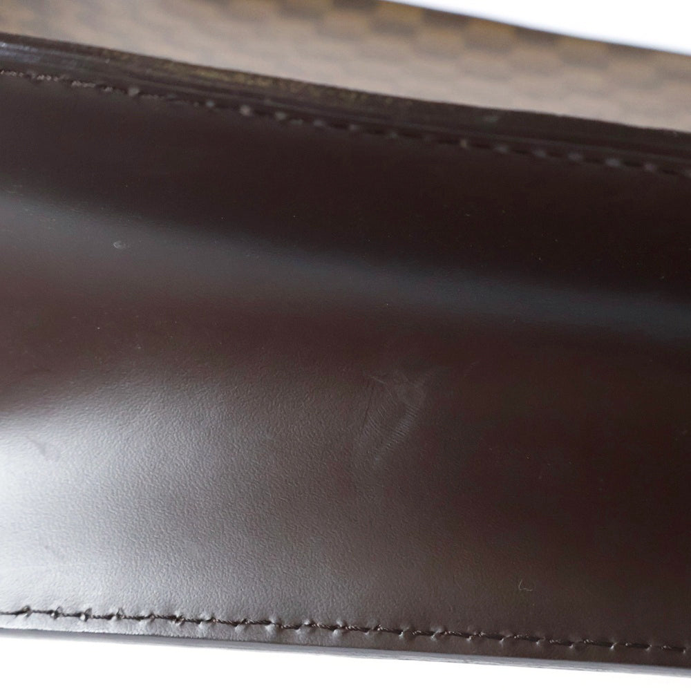 LOUIS VUITTON(ルイヴィトン) ダミエ ヴェニスPM トートバッグ ハンドバッグ ブラウン ゴールド金具 レザー×PVC N51145