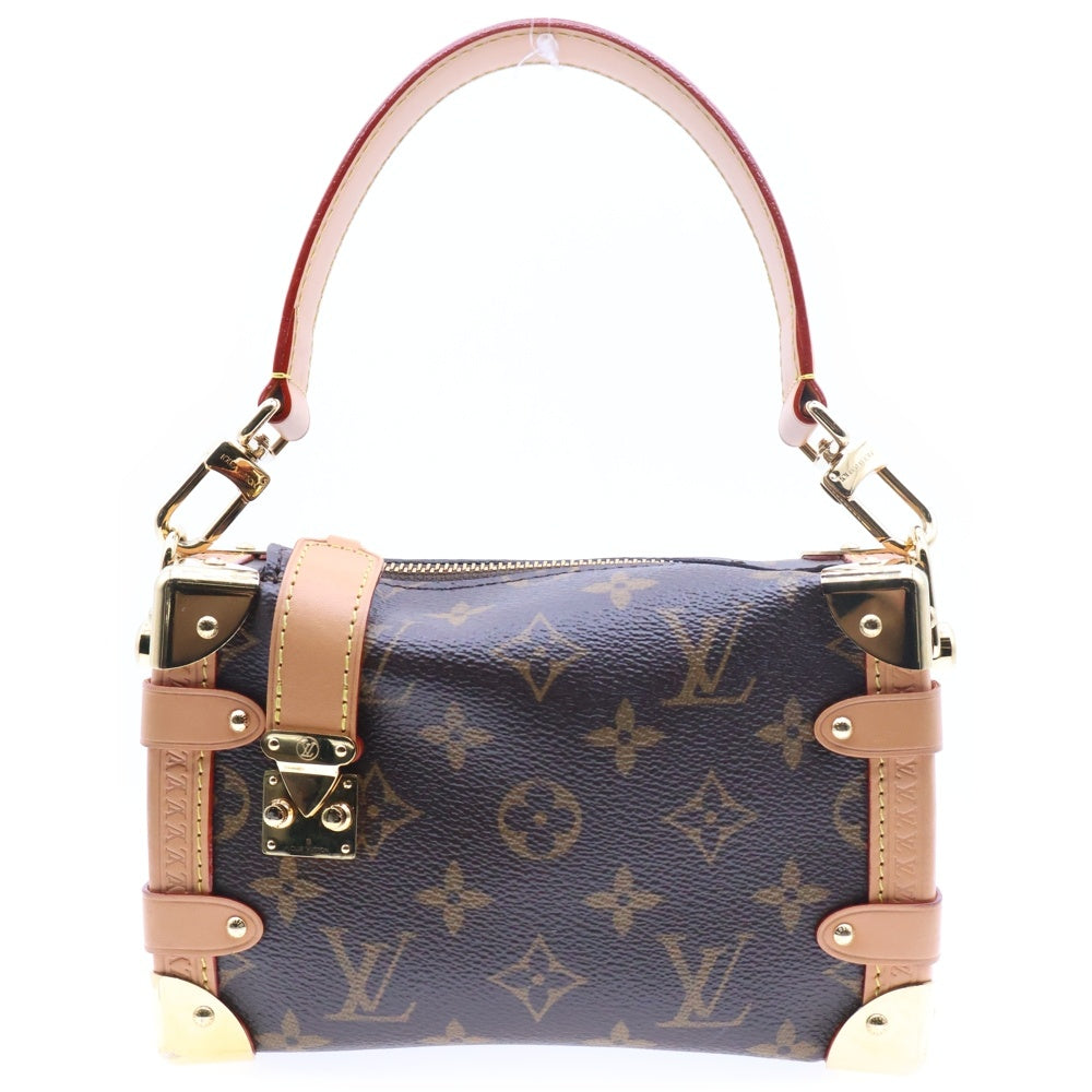 LOUIS VUITTON(ルイヴィトン) サイドトランクPM モノグラム 2WAY キャンバス レザー ハンド ショルダーバッグ ゴールド金具 ブラウン M46815 RFID