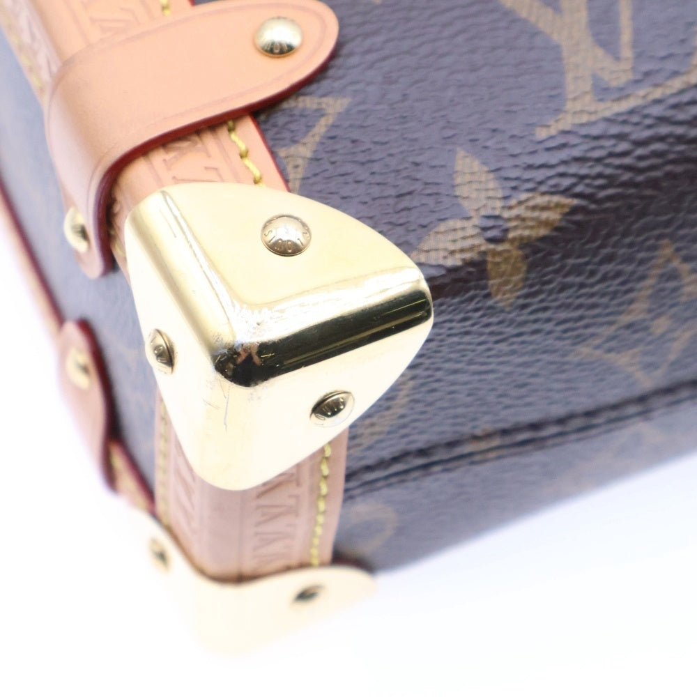 LOUIS VUITTON(ルイヴィトン) サイドトランクPM モノグラム 2WAY キャンバス レザー ハンド ショルダーバッグ ゴールド金具 ブラウン M46815 RFID