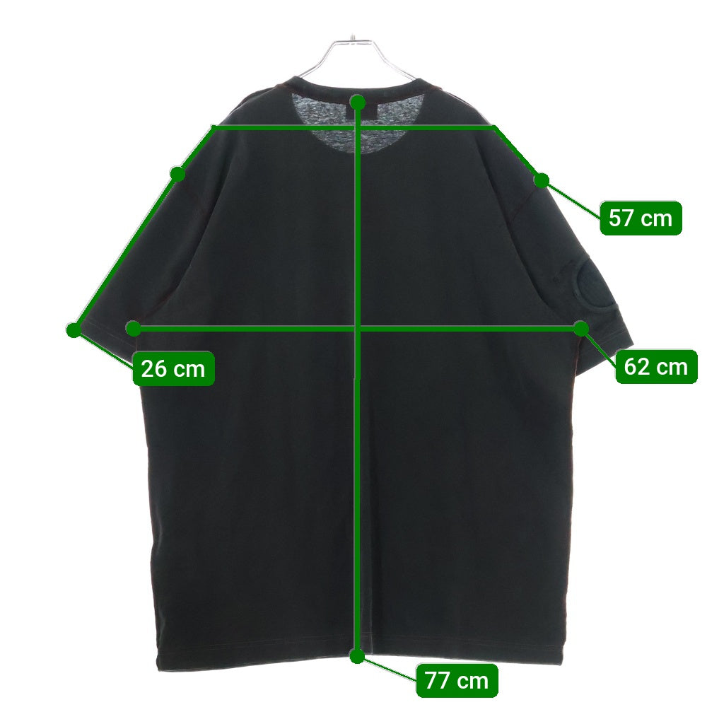 DIESEL(ディーゼル) ピーカブーロゴ Tシャツ 半袖 グレー コットン 3XL A06152