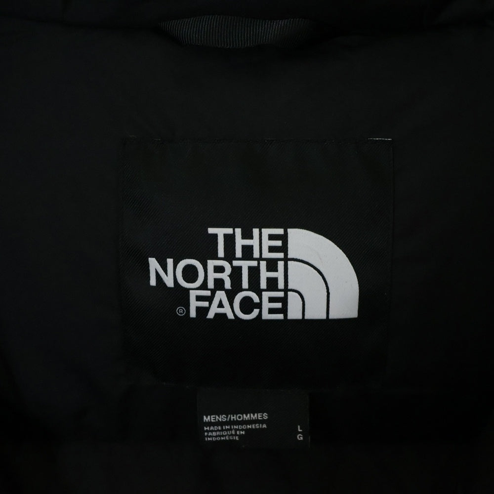 THE NORTH FACE(ザノースフェイス) マクマード パーカー ロゴ刺繍 ファー付き フーデッドダウンジャケット ブラウン/ブラック ND52416Z