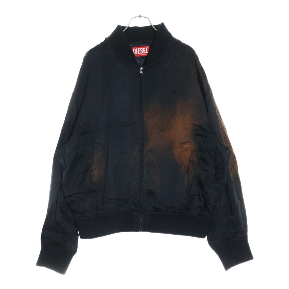 DIESEL(ディーゼル) J-MARTH ヴィンテージ加工MA-1ジャケット ブラック A11497