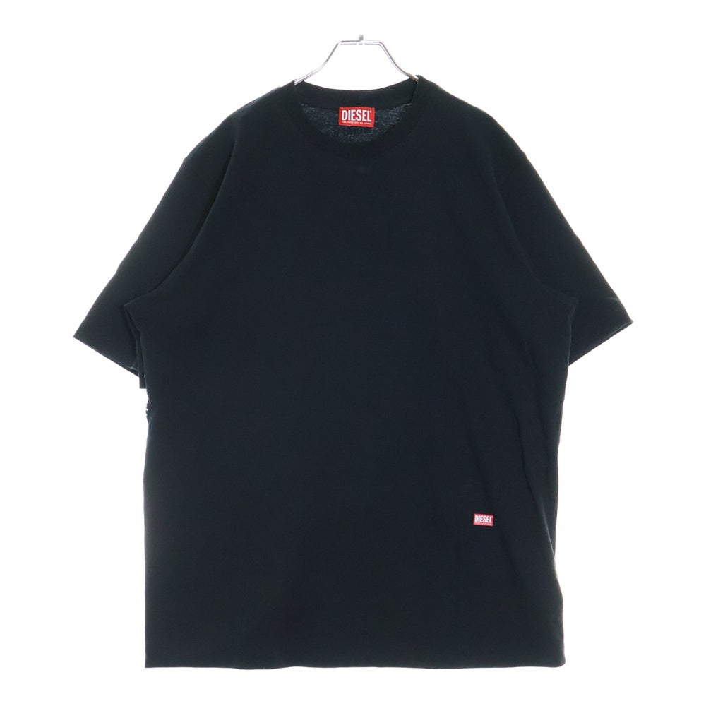 DIESEL(ディーゼル) T-JUST-L8 バックプリント半袖Tシャツ ブラック A11343