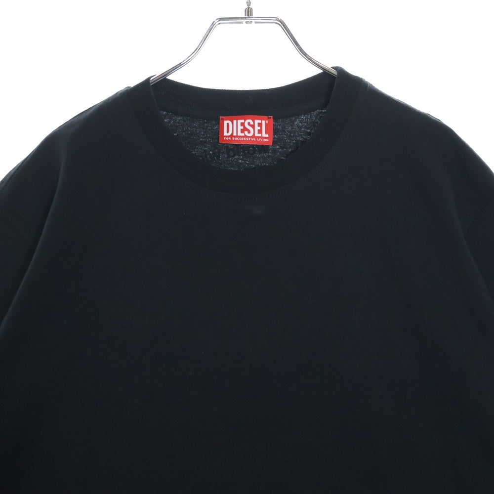 DIESEL(ディーゼル) T-JUST-L8 バックプリント半袖Tシャツ ブラック A11343