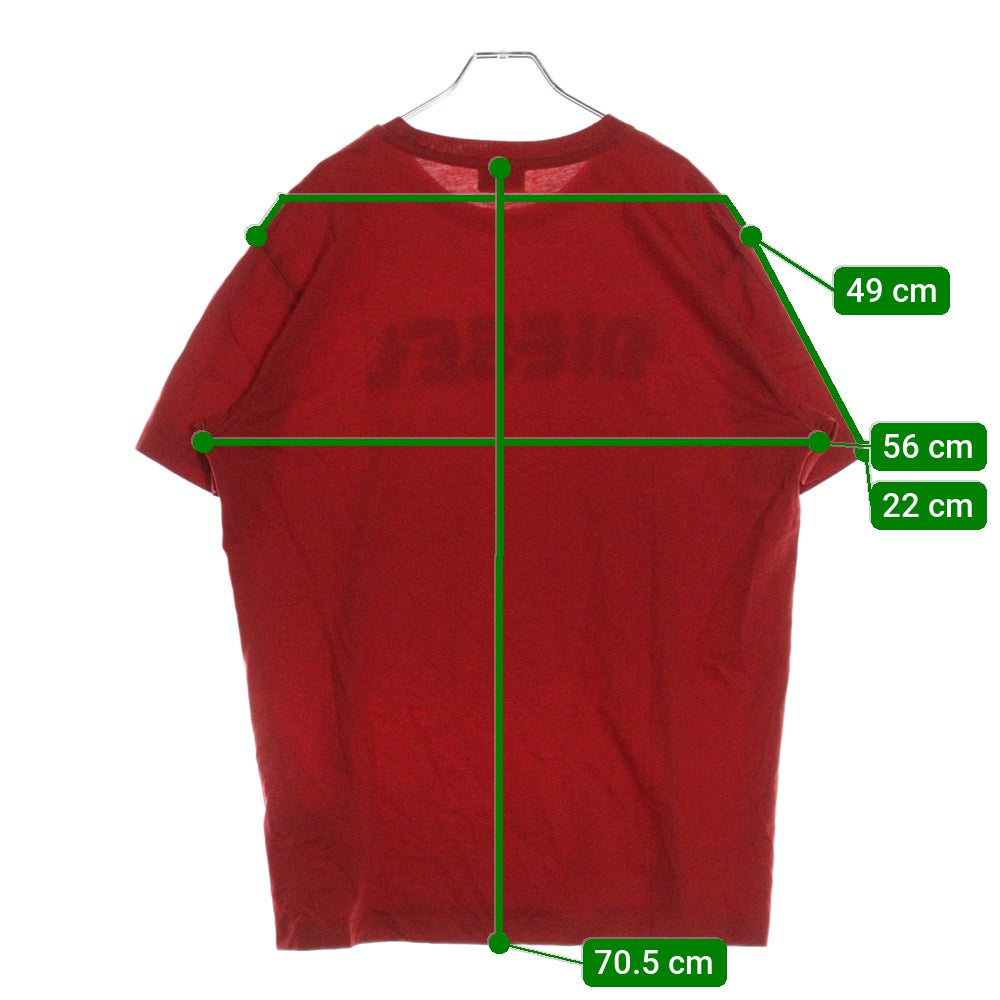 DIESEL(ディーゼル) T-DIEGOR-K52 フロントロゴ 半袖 Tシャツ カットソー レッド A06508
