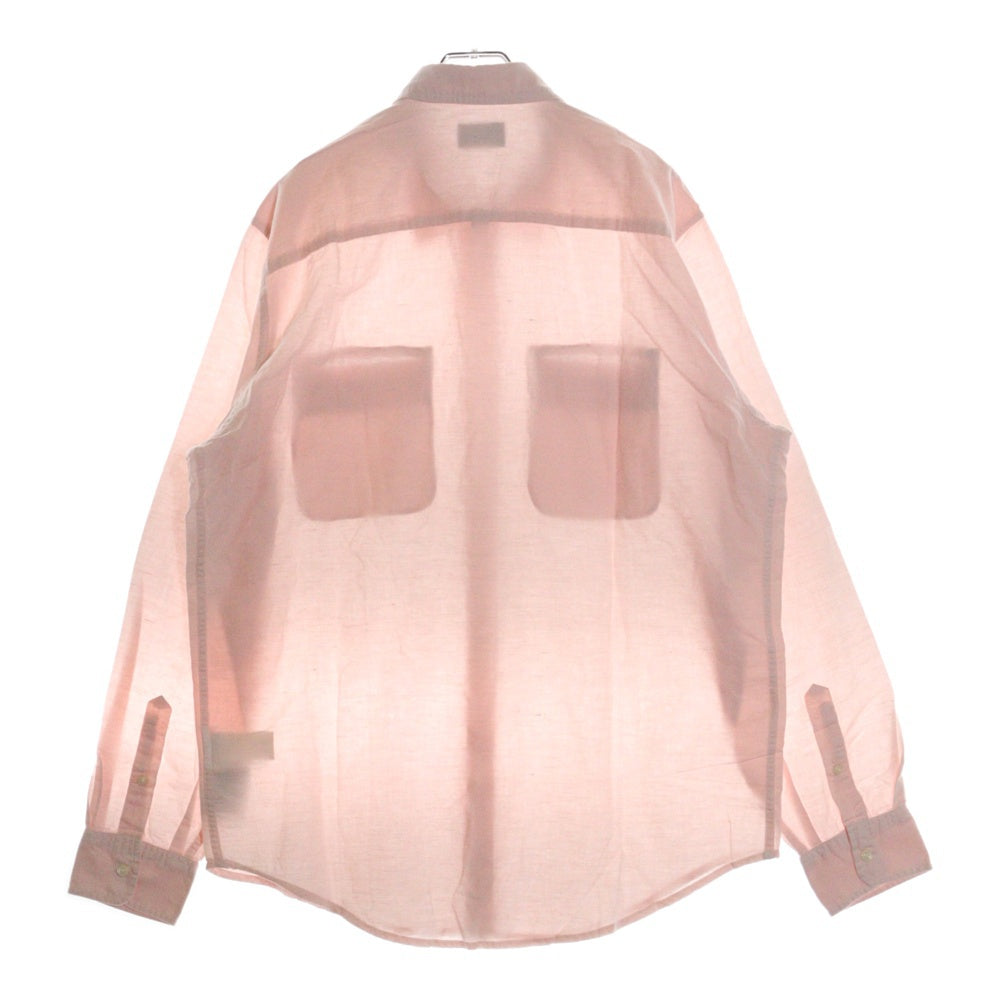 DIESEL(ディーゼル) 長袖シャツ コットン ライトピンク A08826