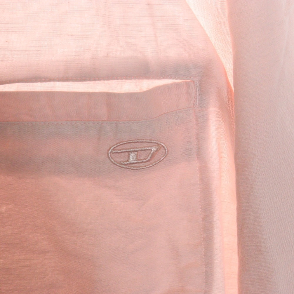 DIESEL(ディーゼル) 長袖シャツ コットン ライトピンク A08826