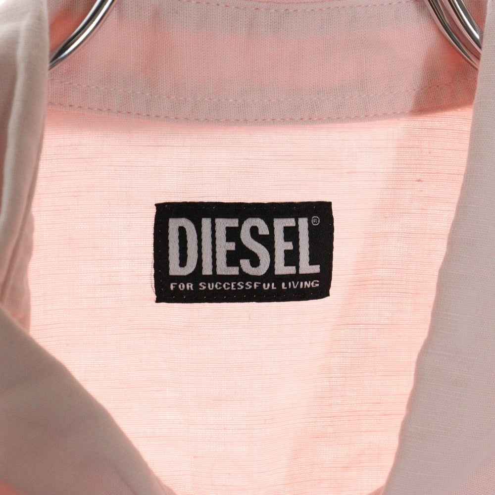 DIESEL(ディーゼル) 長袖シャツ コットン ライトピンク A08826