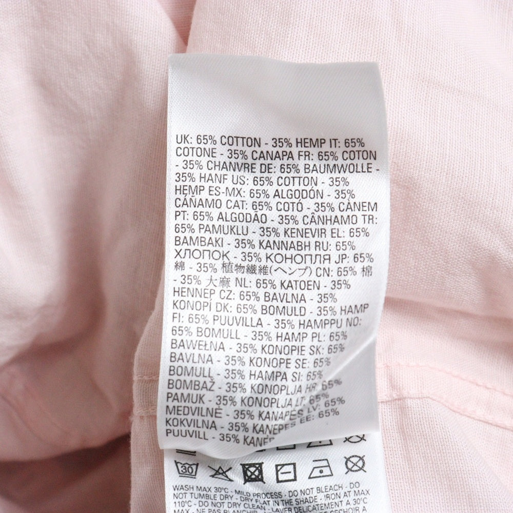 DIESEL(ディーゼル) 長袖シャツ コットン ライトピンク A08826