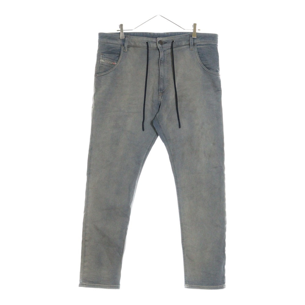 DIESEL(ディーゼル) KROOLEY-Y-T L.32 Sweat jeansストレッチ デニムパンツ ライトブルー A01897
