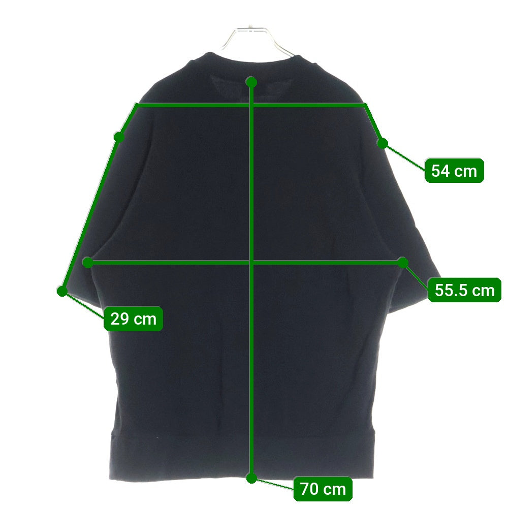 DIESEL(ディーゼル) ロゴ ワッフル半袖Tシャツ ブラック