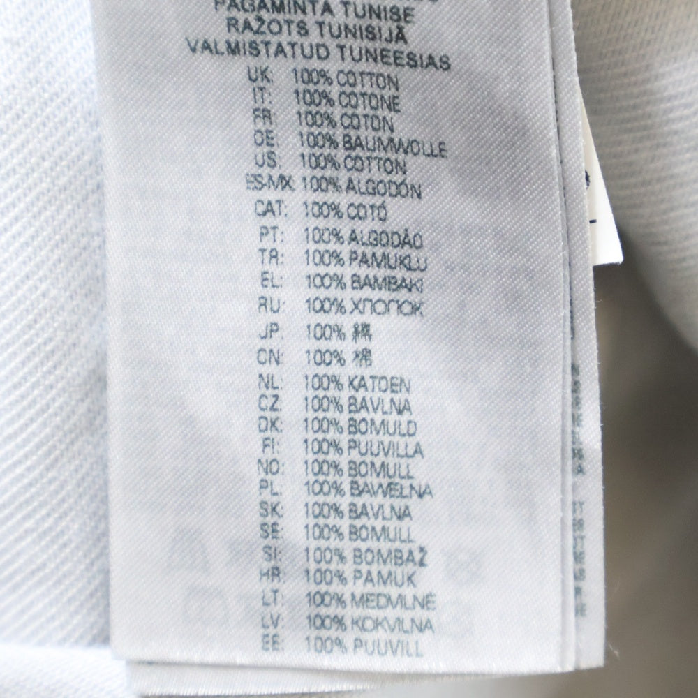 DIESEL(ディーゼル) D OCEAN ロゴ刺繍 転写プリント オーバーサイズ スナップボタン デニム トラッカージャケット グレー A09344