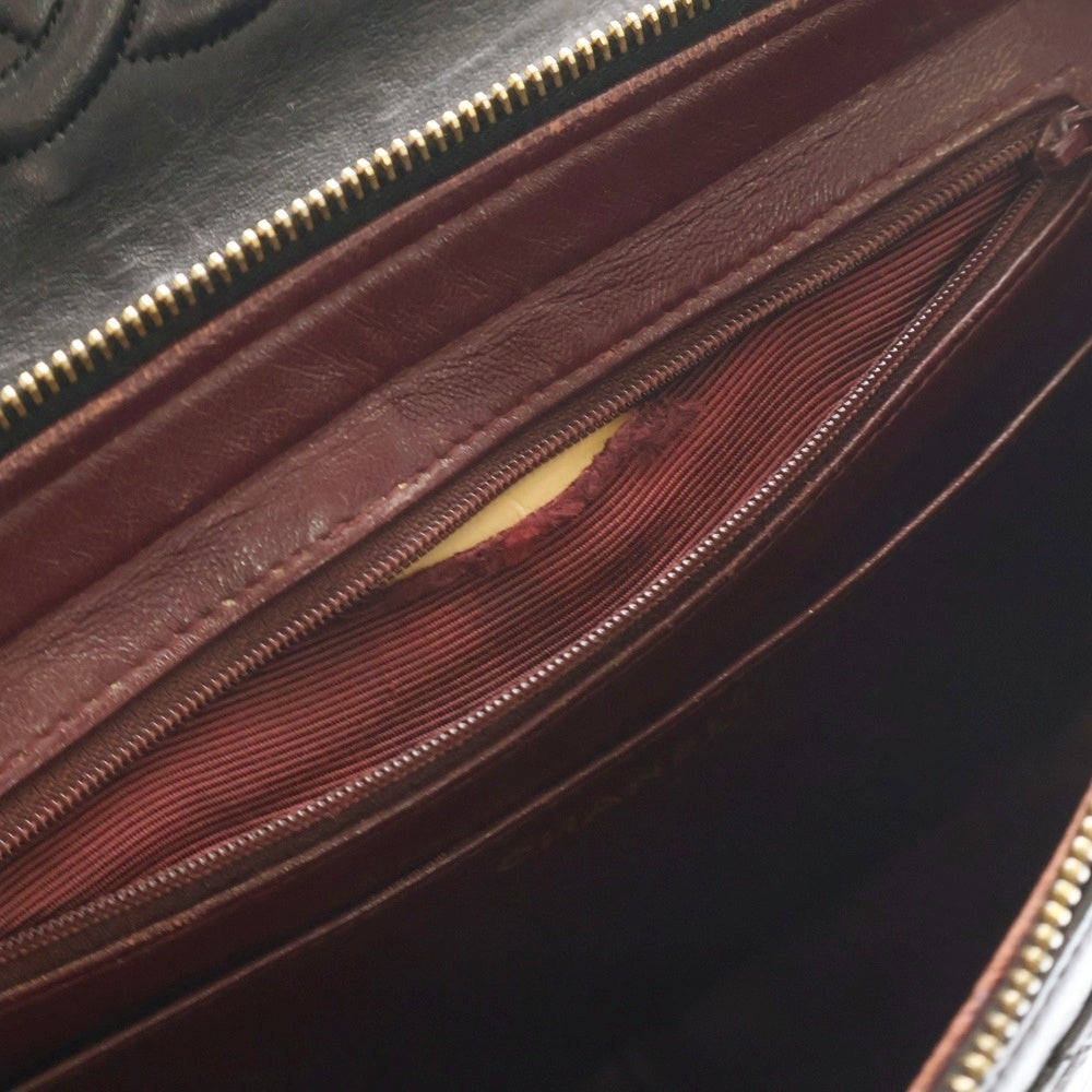 CHANEL(シャネル) マトラッセ リュックサック バックパック ブラック ゴールド金具 ラムスキン
