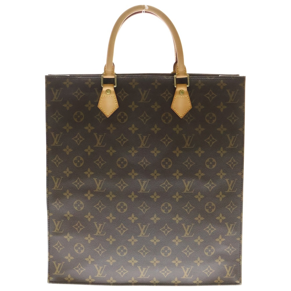 LOUIS VUITTON(ルイヴィトン) サックプラ モノグラム PVC レザー ハンド トートバッグ ブラウン M51140 MI0025