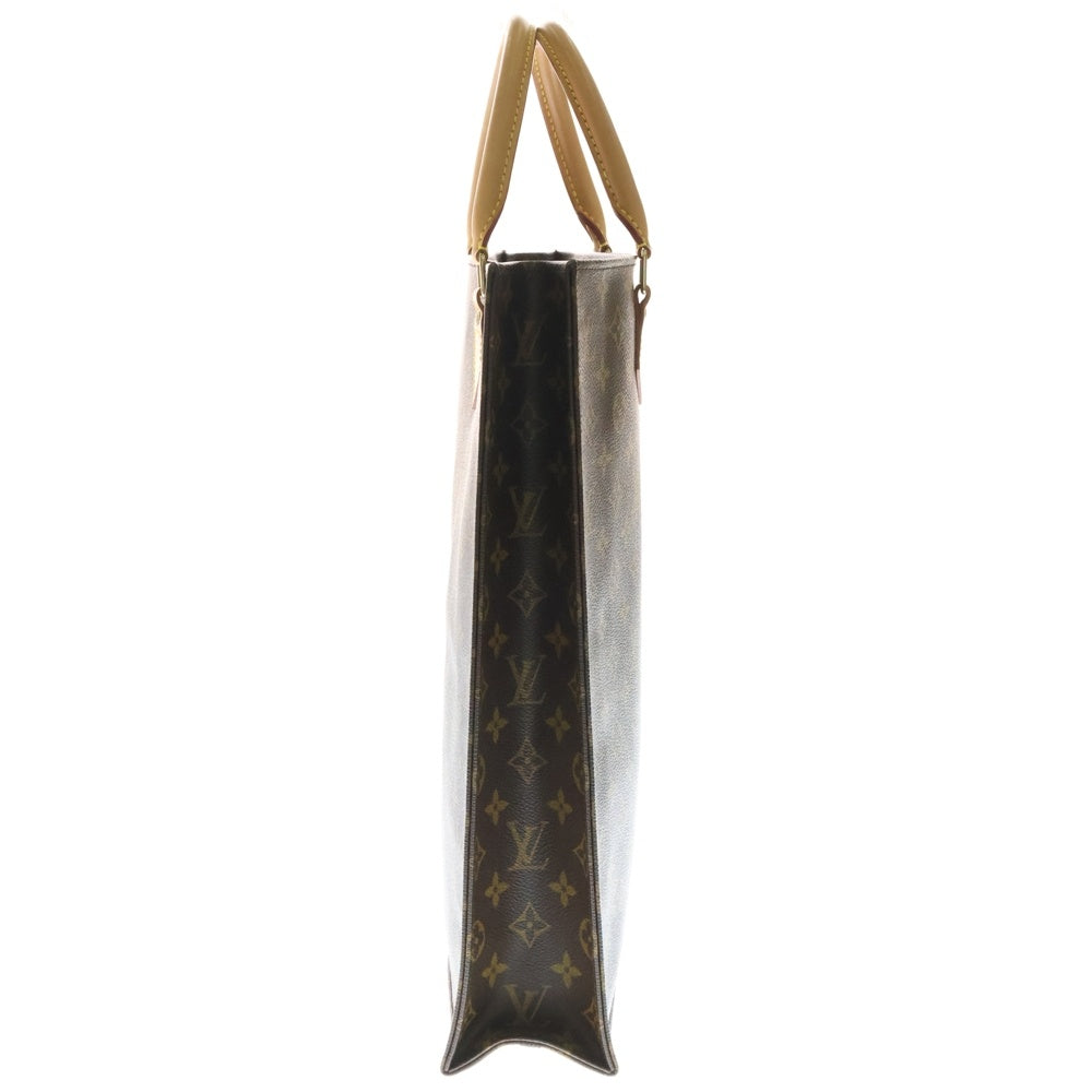 LOUIS VUITTON(ルイヴィトン) サックプラ モノグラム PVC レザー ハンド トートバッグ ブラウン M51140 MI0025